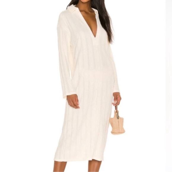 Free People Beach Cream Midi Length Aster Dress - size XS - Picture 1 of 7